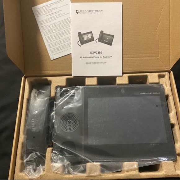 NIB Grandstream GXV3380 VOIP Video Phone for Android with 16 Lines/SIP Accounts - Picture 7 of 13